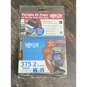 Tripp Lite PowerVerter Ultra Compact Inverter PV375 2 Outlets New